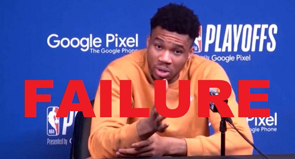 Giannis Antetokounmpo’s “No Failure in Sports” Speech: Irrational and Disrespectful