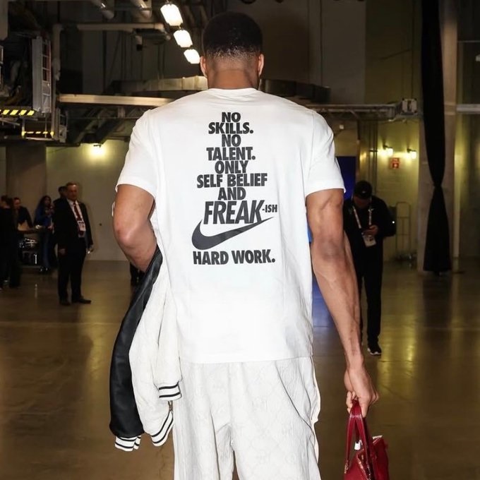 No skills, no talent, only self belief.  Did Giannis really say that about himself?