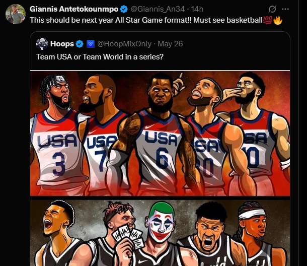 Gianni U.S. vs. International NBA All-Star Game Is a Bad Idea