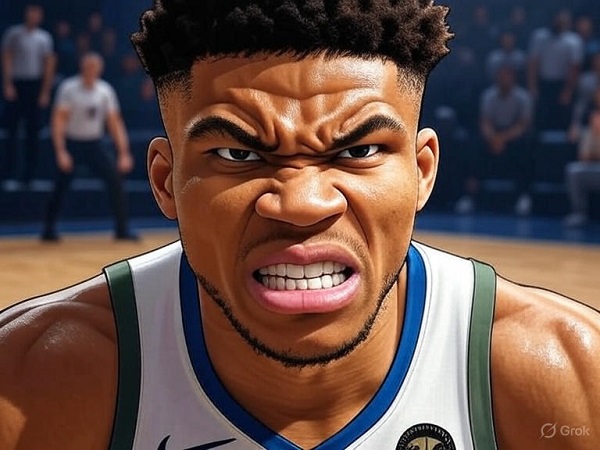 It was no playful slap.  A history of Giannis acting like a diva
